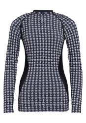 Women's Goldbergh Starlet Baselayer Long Sleeve Black/White