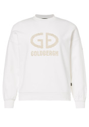 Women’s Fleece Sweatshirt Goldbergh Alessandra Crew Neck Sweater Cream