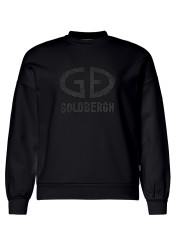 Women’s Fleece Sweatshirt Goldbergh Alessandra Crew Neck Sweater Black