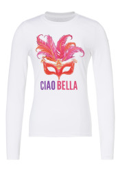 Women's Goldbergh Scarlet Long Sleeve Tee White