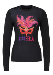 Women's Goldbergh Scarlet Long Sleeve Tee Black