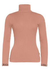 Women's Turtleneck Goldbergh Mira Long Sleeve Knit Sweater Cameo