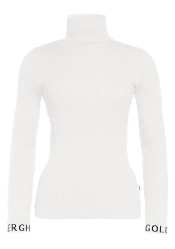 Women's Turtleneck Goldbergh Mira Long Sleeve Knit Sweater Cream