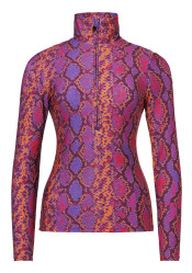 Women's turtleneck Goldbergh Fiesta Ski Pully Snake Pink
