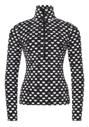 Women's turtleneck Goldbergh Cuori Ski Pully Cuori Black