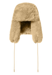 Women's Winter Jacket Goldbergh Cher Fluffy Aviator Hat Caramello