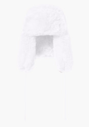 Women's Winter Jacket Goldbergh Cher Fluffy Aviator Hat White