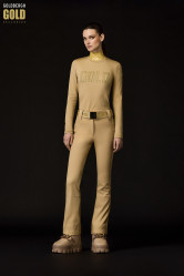 Women's Long Sleeve Tee Goldbergh Aurea Caramello