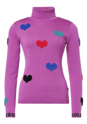 Goldbergh Bacio Long Sleeve Knit Sweater Viola