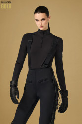 Women's Ski Top Goldbergh Rosalia Ski Pully Black