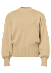 Women's Sweater Goldbergh Nicoletta Long Sleeve Knit Swe Caramello