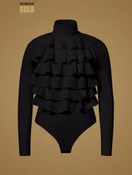 Women’s Ski Bodysuit Goldbergh Mystique Ski Body Black