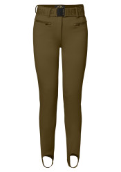 Goldbergh Paris Ski Pants Dark Olive Women’s Slim Fit Trousers