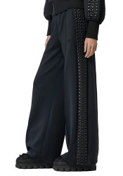 Women's pants Goldbergh Rivet Wide Leg Track Pant Black