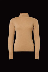 Women’s Sweater Goldbergh Venere Long Sleeve Knit Sweater Caramello