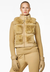 Goldbergh Chic Bodywarmer Faux Caramello – Women’s Vest