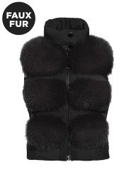 Goldbergh Chic Bodywarmer Faux Black – Women’s Vest