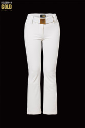 Women’s Ski Pants Goldbergh Pippa Gold Long Ski Pants Cream