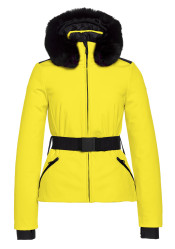 Goldbergh Hida Women’s Ski Jacket Faux Border Limone