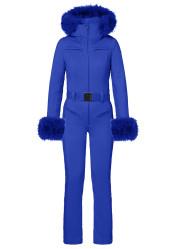 Goldbergh Angele Women's Ski Suit Faux Border Dazzling Blue