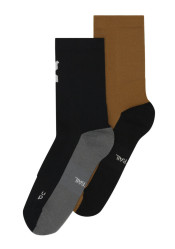 Women's socks On Running Trail Sock High 2P, Black/Sphinx