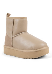EMU Australia Stinger Mini Flatform Leather Sand
