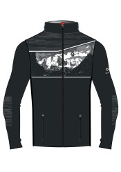 Newland N3 4165/0193 Man Full Zip Dark Grey/Wh