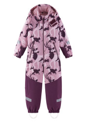 Children's winter overalls with membrane Reima Kurikka - Grey Pink