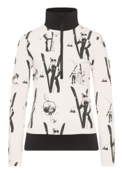 Women's sweatshirt Toni Sailer Wieka Print W First Layer Bright White 201
