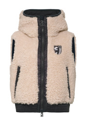 Women's Loose Fit Jacket Toni Sailer Jetti W Vest Light Sand 902