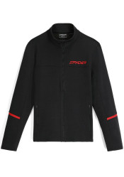Spyder Men's Jacket 38A485501-BLK1 Speed Fleece Jacket, Black-Escape