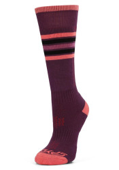 Spyder 38F635403-PLM Youth Sweep Ski Socks, Plum