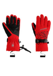 Spyder 38F145401-SPR Overweb Gloves, Spyder Red