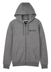 Men's Fox Absolute Fleece Zip Heather Graphite Sweatshirt
