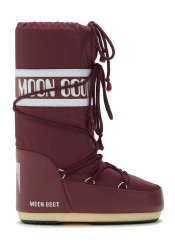 Children's snow boots Moon Boot ICON NYLON-D013 BURGUNDY