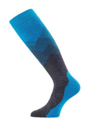 Men's knee socks Lasting FWM-585 blue