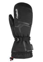 Men's gloves Reusch Down Spirit GTX Mitten 7702 Black/Silver