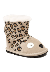 Children's slippers EMU Australia Cheetah Walker Sand