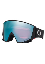 Oakley 7147-0100 Flow M Matte Black wPrizm Saph & Iced Ski Goggles