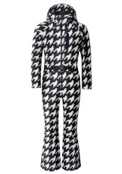 Children's overall - Perfect Moment Star Suit One Piece Black/Snow White