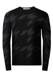 Men's sweater - Perfect Moment Cole Crew Neck Sweater Black
