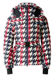 Women's down jacket - Perfect Moment Candice Ski Parka Houndstooth