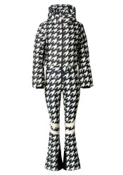 Women's overall - Perfect Moment Polar Flare Ski Suit Black/Snow White