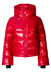Women's down jacket - Perfect Moment Polar Flare Ski Jacket Iii Red