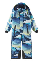 Children's winter overalls with membrane Reima Reach - Blue Ocean