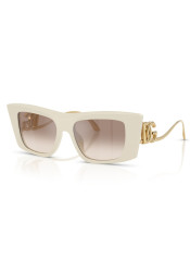 Sunglasses Dolce & Gabbana DG4510 33129451 Cream/Clear gradient brown mirror