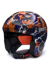 Ski helmet Briko VULCANO 2.0 GRAPHIK-Shiny Orange Meteo