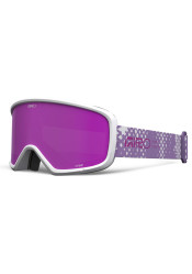 GIRO Stomp Mauve Fence-Amber Pink Ski Goggles