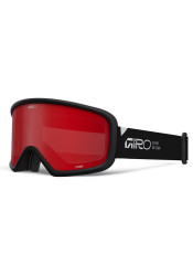 GIRO Stomp Black Wordmark-Amber Scarlet Ski Goggles