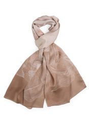 Scarf Marc Cain AC B4.15 Z13 Scarf Warm Taupe New 619